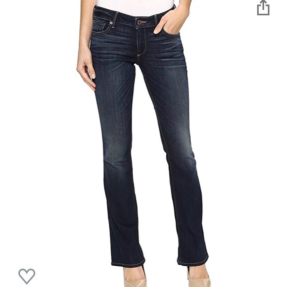 Lucky Lolita Jeans Rough Hem Boot Cut 4 / 27 - Picture 2 of 14